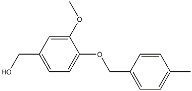 {3-methoxy-4-[(4-methylphenyl)methoxy]phenyl}methanol 구조식 이미지