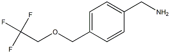 {4-[(2,2,2-trifluoroethoxy)methyl]phenyl}methanamine Structure