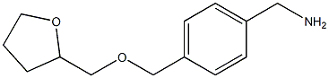 {4-[(oxolan-2-ylmethoxy)methyl]phenyl}methanamine 구조식 이미지