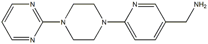 {6-[4-(pyrimidin-2-yl)piperazin-1-yl]pyridin-3-yl}methanamine 구조식 이미지