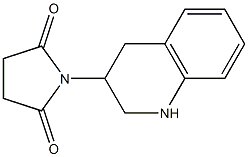 1-(1,2,3,4-tetrahydroquinolin-3-yl)pyrrolidine-2,5-dione 구조식 이미지