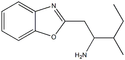 1-(1,3-benzoxazol-2-yl)-3-methylpentan-2-amine 구조식 이미지