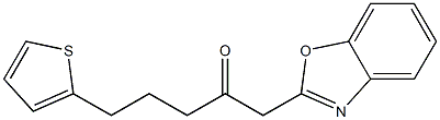1-(1,3-benzoxazol-2-yl)-5-(thiophen-2-yl)pentan-2-one Structure