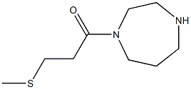 1-(1,4-diazepan-1-yl)-3-(methylsulfanyl)propan-1-one Structure