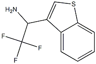 1-(1-benzothiophen-3-yl)-2,2,2-trifluoroethan-1-amine Structure