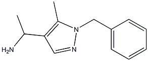 1-(1-benzyl-5-methyl-1H-pyrazol-4-yl)ethan-1-amine 구조식 이미지