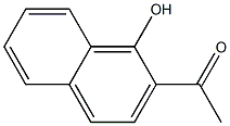 1-(1-hydroxynaphthalen-2-yl)ethan-1-one 구조식 이미지