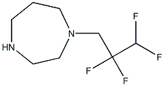 1-(2,2,3,3-tetrafluoropropyl)-1,4-diazepane Structure