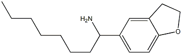 1-(2,3-dihydro-1-benzofuran-5-yl)octan-1-amine Structure