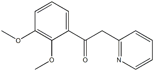1-(2,3-dimethoxyphenyl)-2-(pyridin-2-yl)ethan-1-one Structure