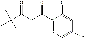 1-(2,4-dichlorophenyl)-4,4-dimethylpentane-1,3-dione Structure