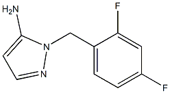 1-(2,4-difluorobenzyl)-1H-pyrazol-5-amine Structure
