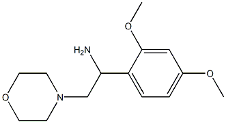 1-(2,4-dimethoxyphenyl)-2-morpholin-4-ylethanamine Structure