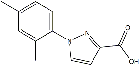 1-(2,4-dimethylphenyl)-1H-pyrazole-3-carboxylic acid Structure