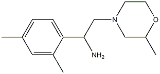 1-(2,4-dimethylphenyl)-2-(2-methylmorpholin-4-yl)ethanamine 구조식 이미지