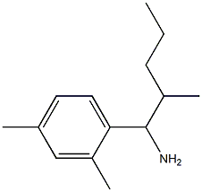 1-(2,4-dimethylphenyl)-2-methylpentan-1-amine Structure