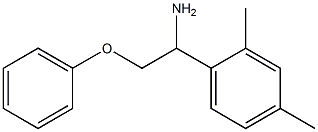 1-(2,4-dimethylphenyl)-2-phenoxyethanamine Structure