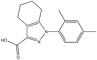 1-(2,4-dimethylphenyl)-4,5,6,7-tetrahydro-1H-indazole-3-carboxylic acid Structure