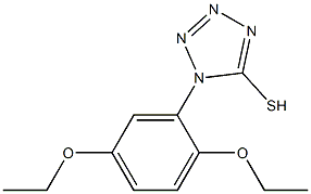 1-(2,5-diethoxyphenyl)-1H-1,2,3,4-tetrazole-5-thiol 구조식 이미지