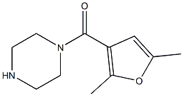 1-(2,5-dimethyl-3-furoyl)piperazine 구조식 이미지