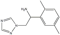 1-(2,5-dimethylphenyl)-2-(1H-1,2,4-triazol-1-yl)ethanamine Structure