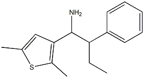 1-(2,5-dimethylthiophen-3-yl)-2-phenylbutan-1-amine 구조식 이미지