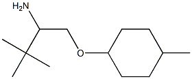 1-(2-amino-3,3-dimethylbutoxy)-4-methylcyclohexane Structure