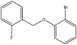 1-(2-bromophenoxymethyl)-2-fluorobenzene 구조식 이미지