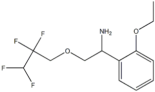 1-(2-ethoxyphenyl)-2-(2,2,3,3-tetrafluoropropoxy)ethan-1-amine Structure