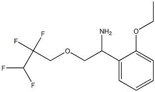 1-(2-ethoxyphenyl)-2-(2,2,3,3-tetrafluoropropoxy)ethan-1-amine 구조식 이미지