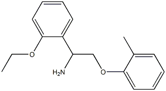 1-(2-ethoxyphenyl)-2-(2-methylphenoxy)ethanamine 구조식 이미지