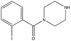 1-(2-iodobenzoyl)piperazine 구조식 이미지