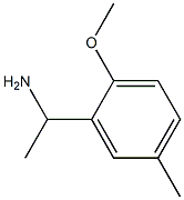 1-(2-methoxy-5-methylphenyl)ethan-1-amine Structure