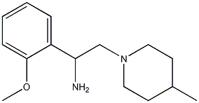 1-(2-methoxyphenyl)-2-(4-methylpiperidin-1-yl)ethanamine Structure