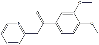 1-(3,4-dimethoxyphenyl)-2-(pyridin-2-yl)ethan-1-one Structure
