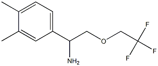 1-(3,4-dimethylphenyl)-2-(2,2,2-trifluoroethoxy)ethan-1-amine 구조식 이미지