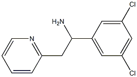 1-(3,5-dichlorophenyl)-2-(pyridin-2-yl)ethan-1-amine 구조식 이미지