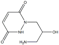 1-(3-amino-2-hydroxypropyl)-1,2-dihydropyridazine-3,6-dione Structure