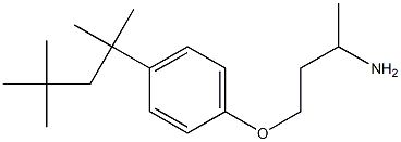 1-(3-aminobutoxy)-4-(2,4,4-trimethylpentan-2-yl)benzene Structure