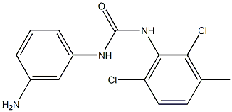 1-(3-aminophenyl)-3-(2,6-dichloro-3-methylphenyl)urea Structure