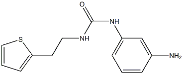 1-(3-aminophenyl)-3-[2-(thiophen-2-yl)ethyl]urea 구조식 이미지