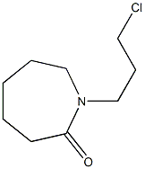 1-(3-chloropropyl)azepan-2-one 구조식 이미지