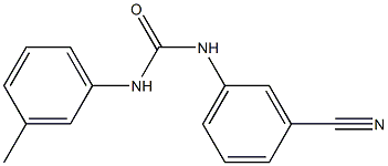 1-(3-cyanophenyl)-3-(3-methylphenyl)urea Structure