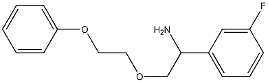1-(3-fluorophenyl)-2-(2-phenoxyethoxy)ethan-1-amine 구조식 이미지