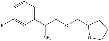 1-(3-fluorophenyl)-2-(oxolan-2-ylmethoxy)ethan-1-amine Structure