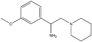 1-(3-methoxyphenyl)-2-piperidin-1-ylethanamine 구조식 이미지