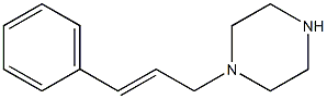 1-(3-phenylprop-2-en-1-yl)piperazine Structure