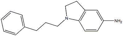 1-(3-phenylpropyl)-2,3-dihydro-1H-indol-5-amine Structure