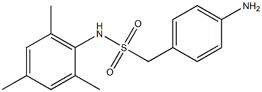 1-(4-aminophenyl)-N-(2,4,6-trimethylphenyl)methanesulfonamide Structure