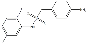 1-(4-aminophenyl)-N-(2,5-difluorophenyl)methanesulfonamide 구조식 이미지